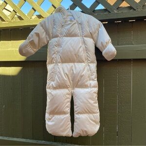 GAP Baby Cream Puffer Snowsuit